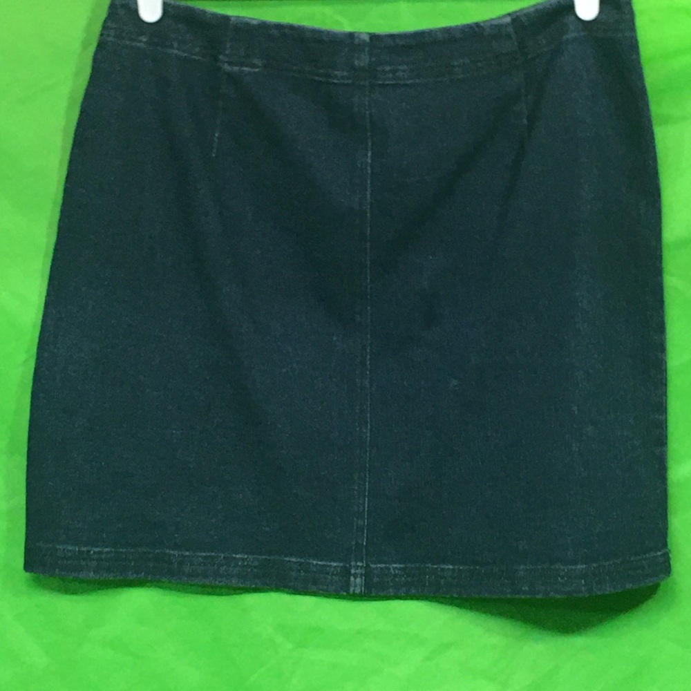 Carole Little Sport Petite Jean Skirt 10